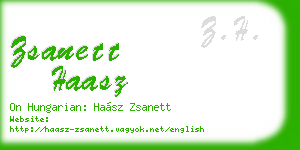 zsanett haasz business card