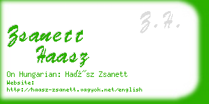 zsanett haasz business card